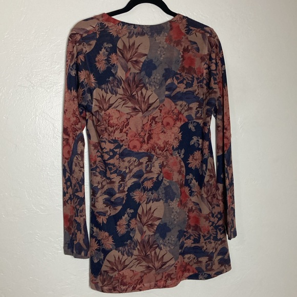 Soft Surroundings Floral Print Long Sleeve Sweater M - Picture 6 of 10